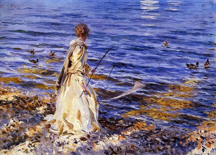 John Singer Sargent, pêcheuse, 1913