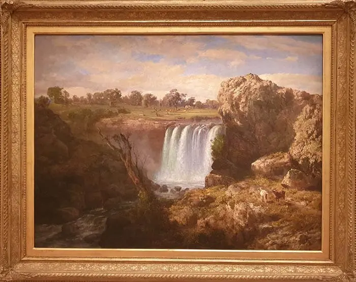 Louis Buvelot, Les Chutes de Wannon, 1868