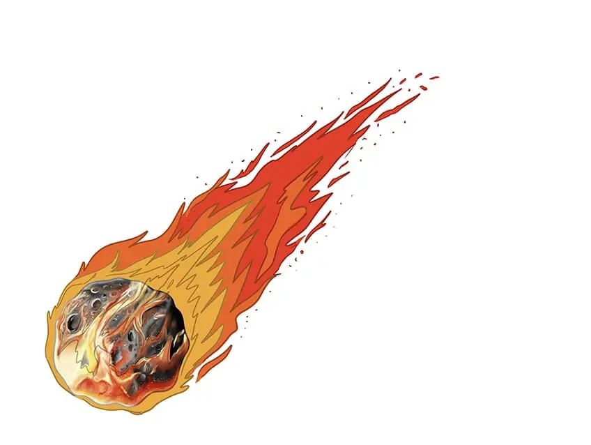 Dessin météore 15