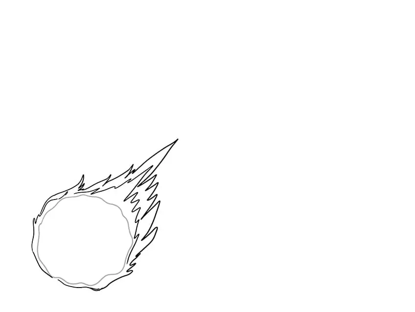 Dessin météore 2