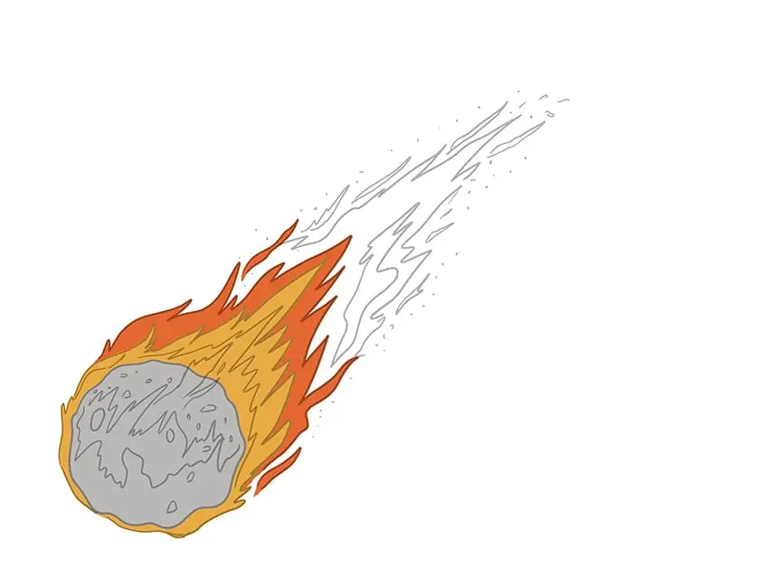 Dessin météore 8