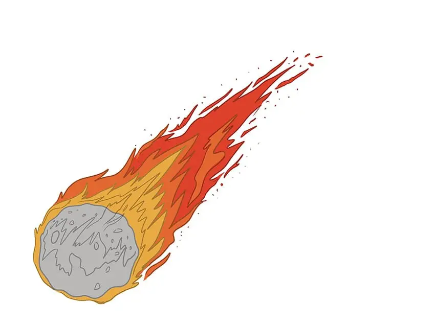 Dessin météore 9