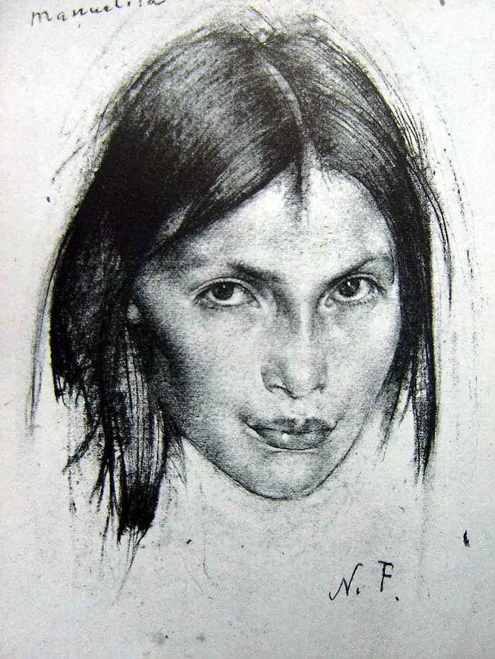 Nicolaï Fechin Dessin 4