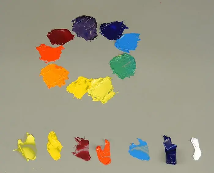 Couleurs secondaires - Palette principale divisée