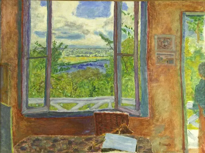 Pierre Bonnard, Fenêtre ouverte vers la Seine (Vernon), 1912