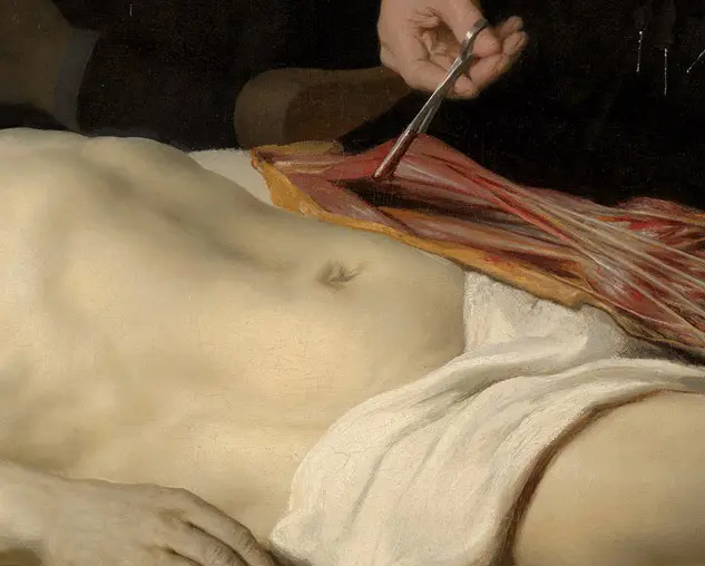 Rembrandt, La leçon d'anatomie du Dr Nicolaes, Signature