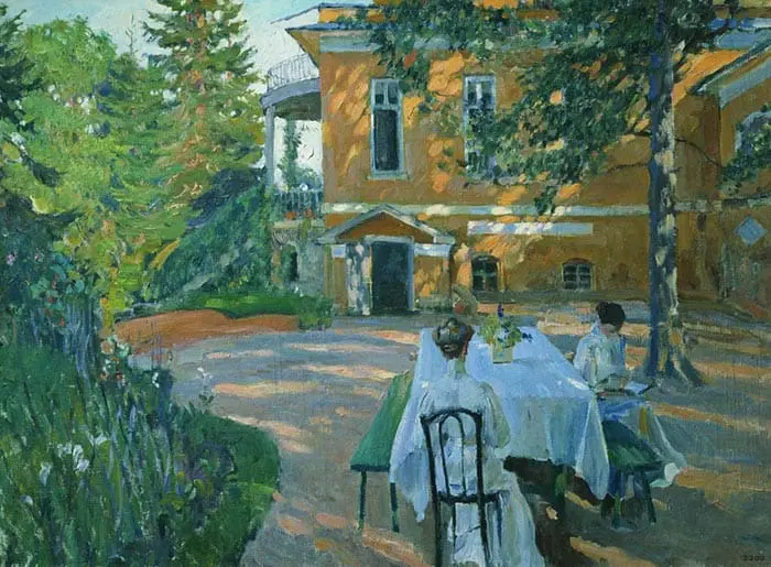 Sergueï Arsenievitch Vinogradov, En été, 1908 Sergueï Arsenievitch Vinogradov, En été, 1908