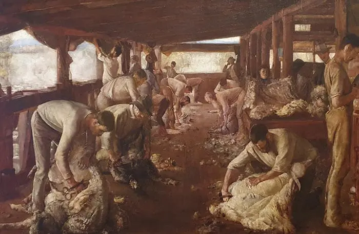 Tom Roberts, La Toison d'or, 1894 Tom Roberts, La Toison d'or, 1894