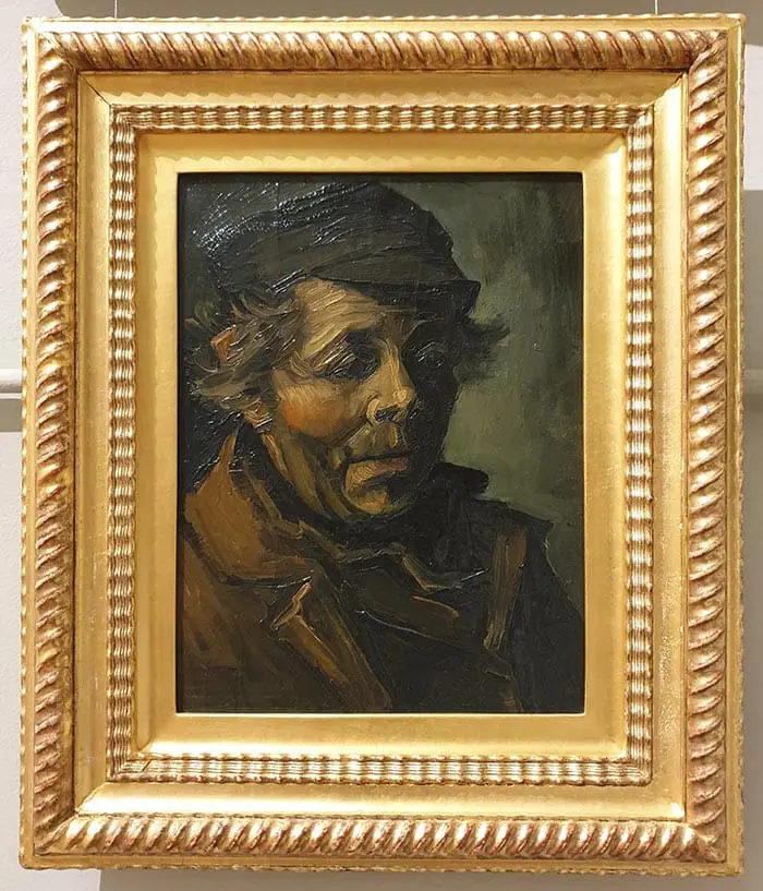 Vincent van Gogh, Tête de paysan, 1884 Vincent van Gogh, Tête de paysan, 1884