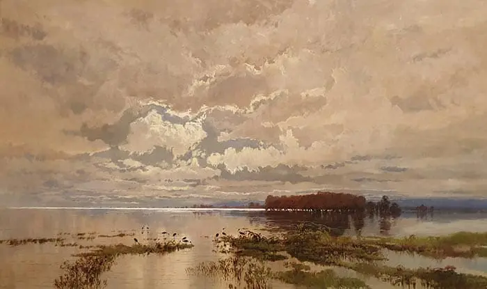 Wc Piguenit, Le Déluge au Chéri, 1890 Wc Piguenit, Le Déluge au Chéri, 1890