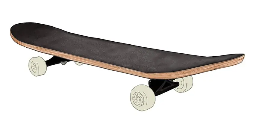 Planche à roulettes Dessin 13