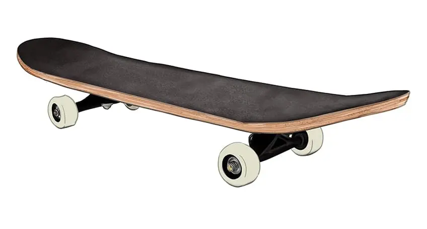 Planche à roulettes Dessin 14