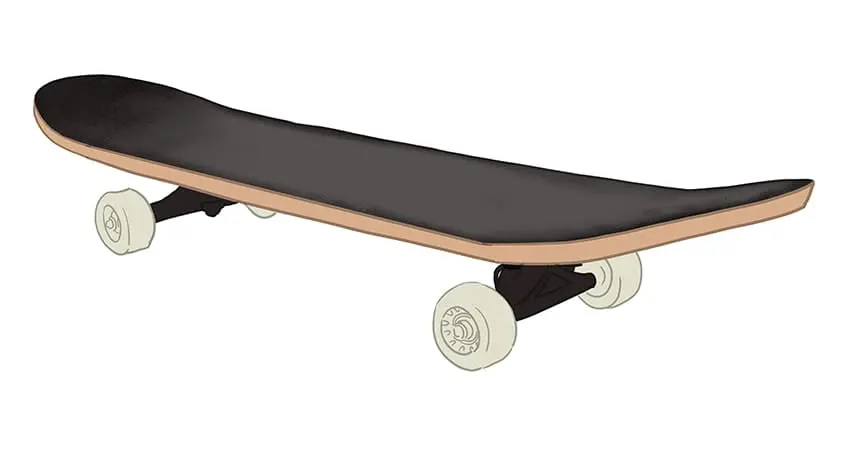 Planche à roulettes Dessin 9