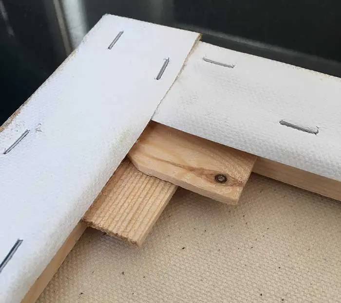 Clés Au Dos De La Toile