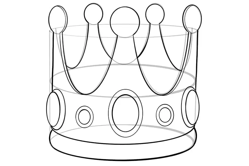 dessin de la couronne 13