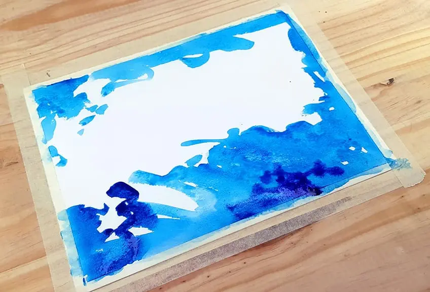 peinture de galaxie 1b