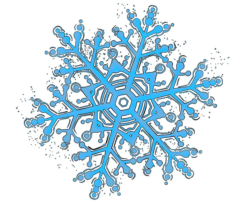 dessin de flocon de neige 17
