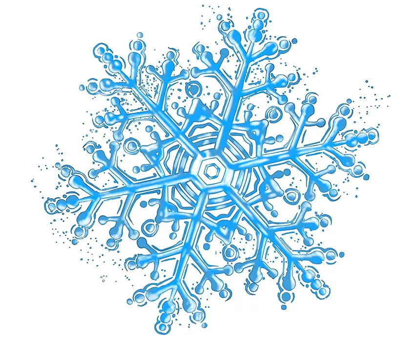 dessin de flocon de neige 19