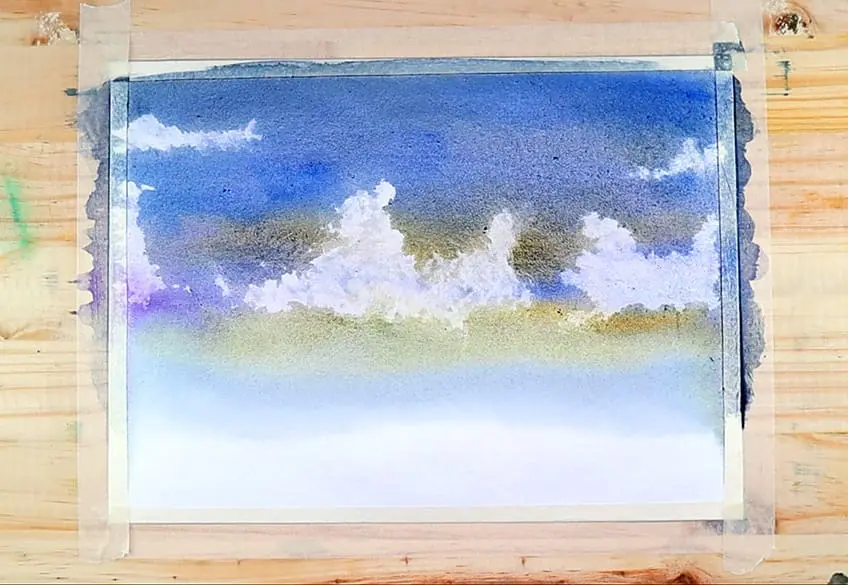 nuages ​​aquarelles 2c