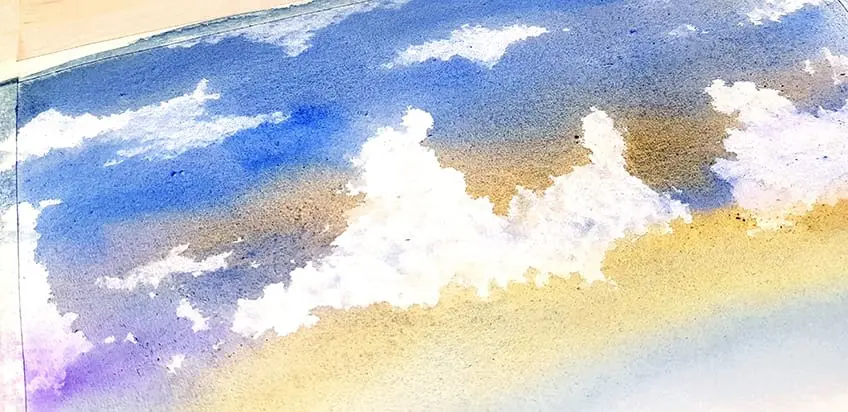nuages ​​aquarelles 2e