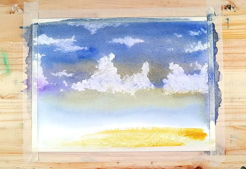 nuages ​​aquarelles 3