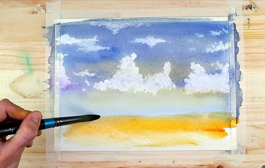 nuages ​​aquarelles 3a