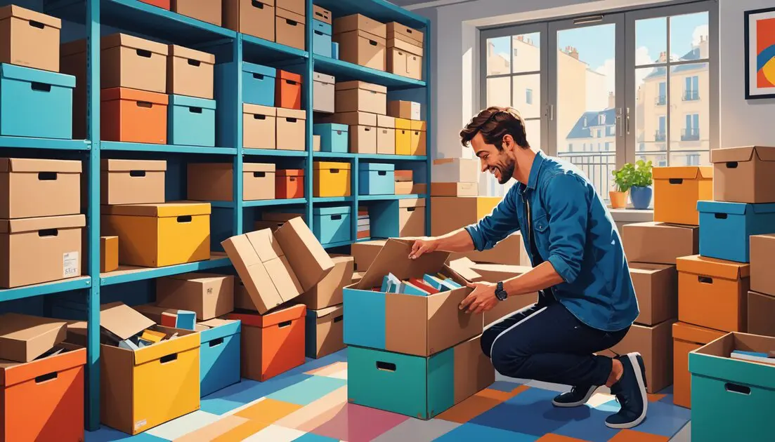 Espace de stockage sécurisé pour meubles et décoration à Paris