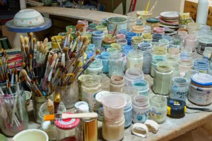 palette peinture atelier