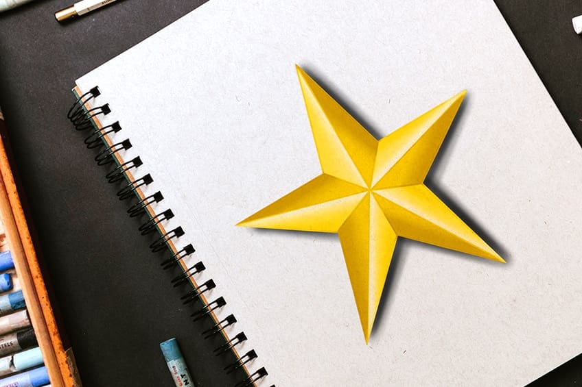 Comment dessiner une étoile – Tutoriel de dessin d&rsquo;étoile facile pour tous les artistes