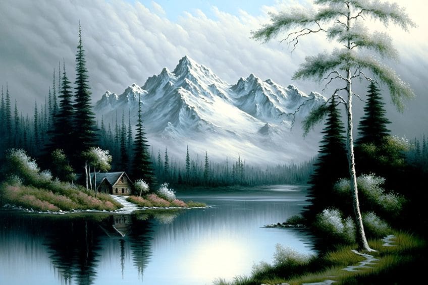 Les peintures de Bob Ross les plus chères Valeurs de la peinture de