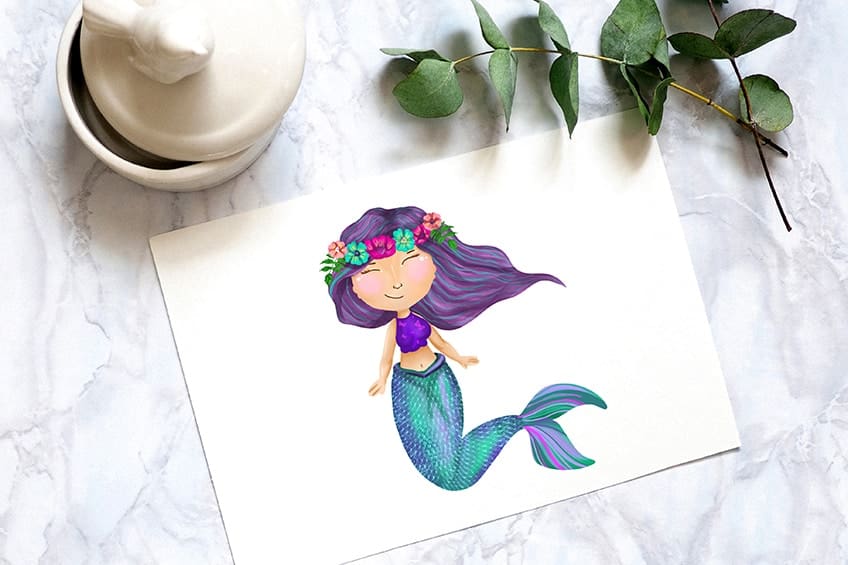 Comment dessiner une sirène - Créer un beau croquis de sirène | Peintre