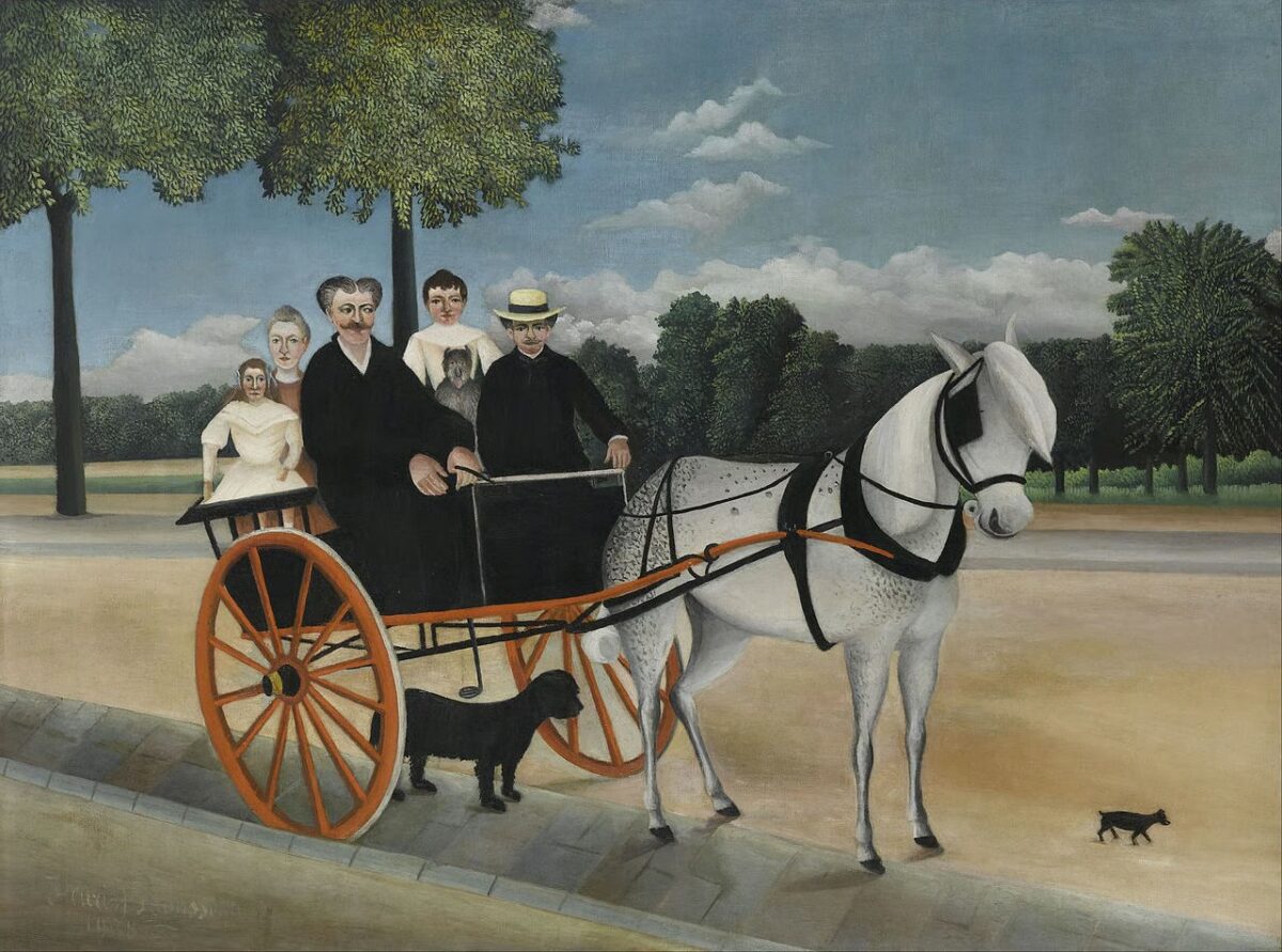 Peinture équestre ancienne montrant un cheval blanc attribué au roi Henri IV