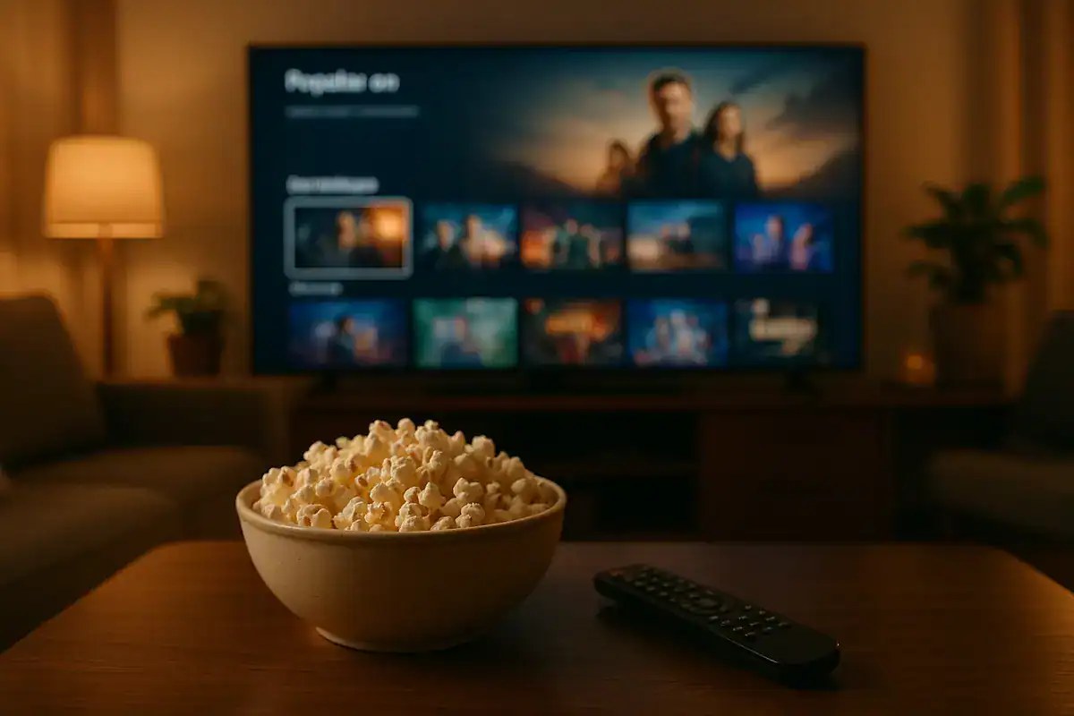 Écran d'un site de streaming de films gratuit type Zetmir sur un ordinateur portable